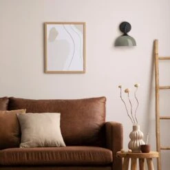 Chelsea Dome Wall Light - 8 Inch - Sage Green -Lumi Home Shop CH DWL8 SG PH INDUSTVILLE B2C LIVING ROOM AdobeStock 1