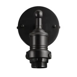 Brooklyn Opal Glass Dome Wall Light - 8 Inch 26 Brooklyn Opal Glass Dome Wall Light - 8 Inch -Lumi Home Shop ESE27 Holder Black Industville Lighting Wall Brooklyn BR WL BK 1 8534ff50 9f03 42b6 93a2 e756a85429ab