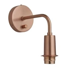 Sleek Opal Glass Schoolhouse Wall Light - 5.5 Inch -Lumi Home Shop ESE27 Holder Copper Industville Lighting Wall Sleek SL WL C Angled e21936d8 1af8 42e5 af3b 8b475628cc85