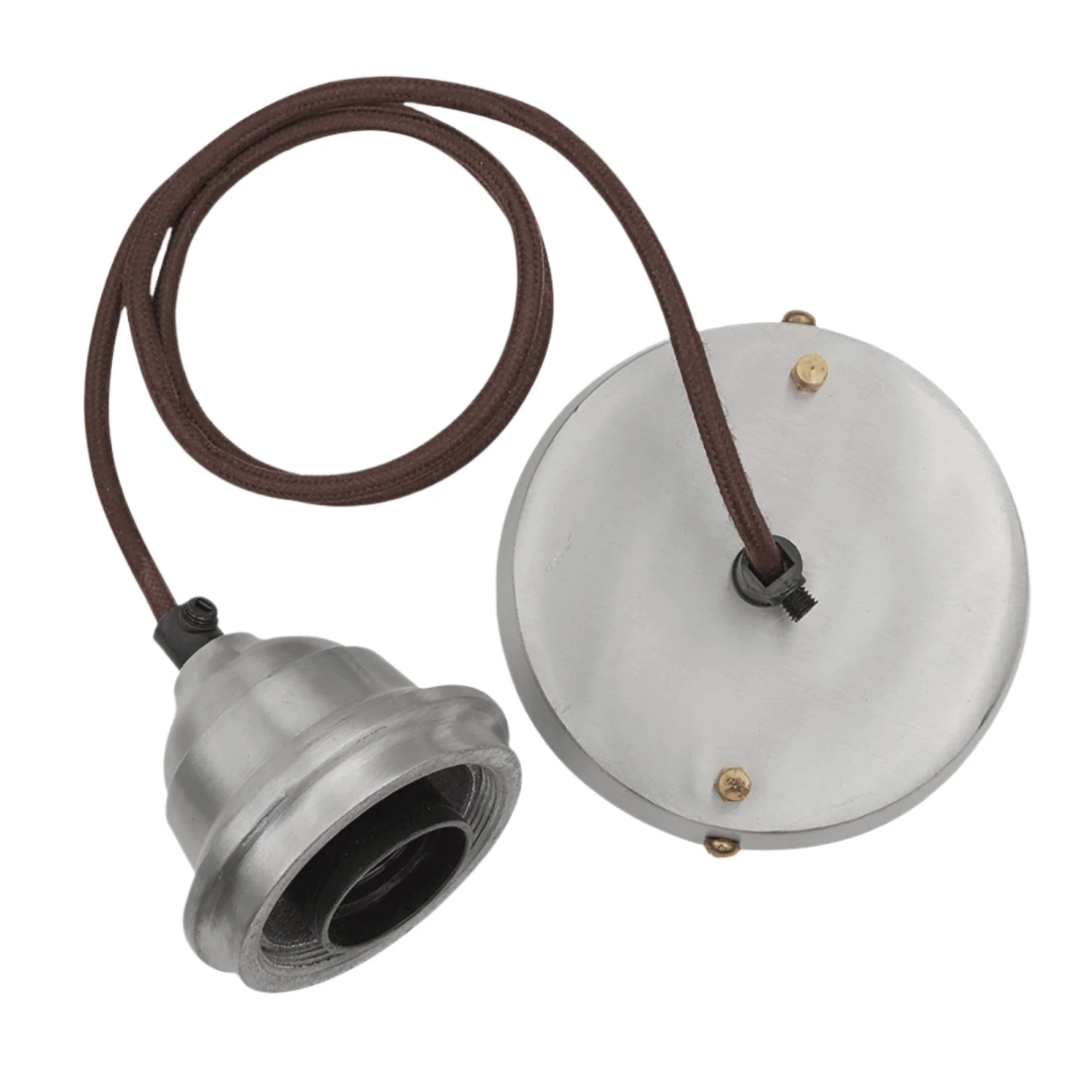 Old Factory Pendant - 12 Inch - Brass - Image 2