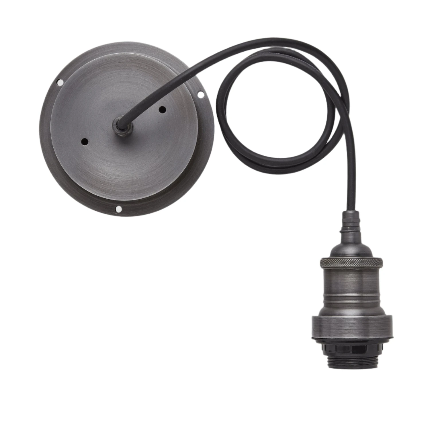 Brooklyn Outdoor & Bathroom Globe Pendant Light - Pewter - Image 4