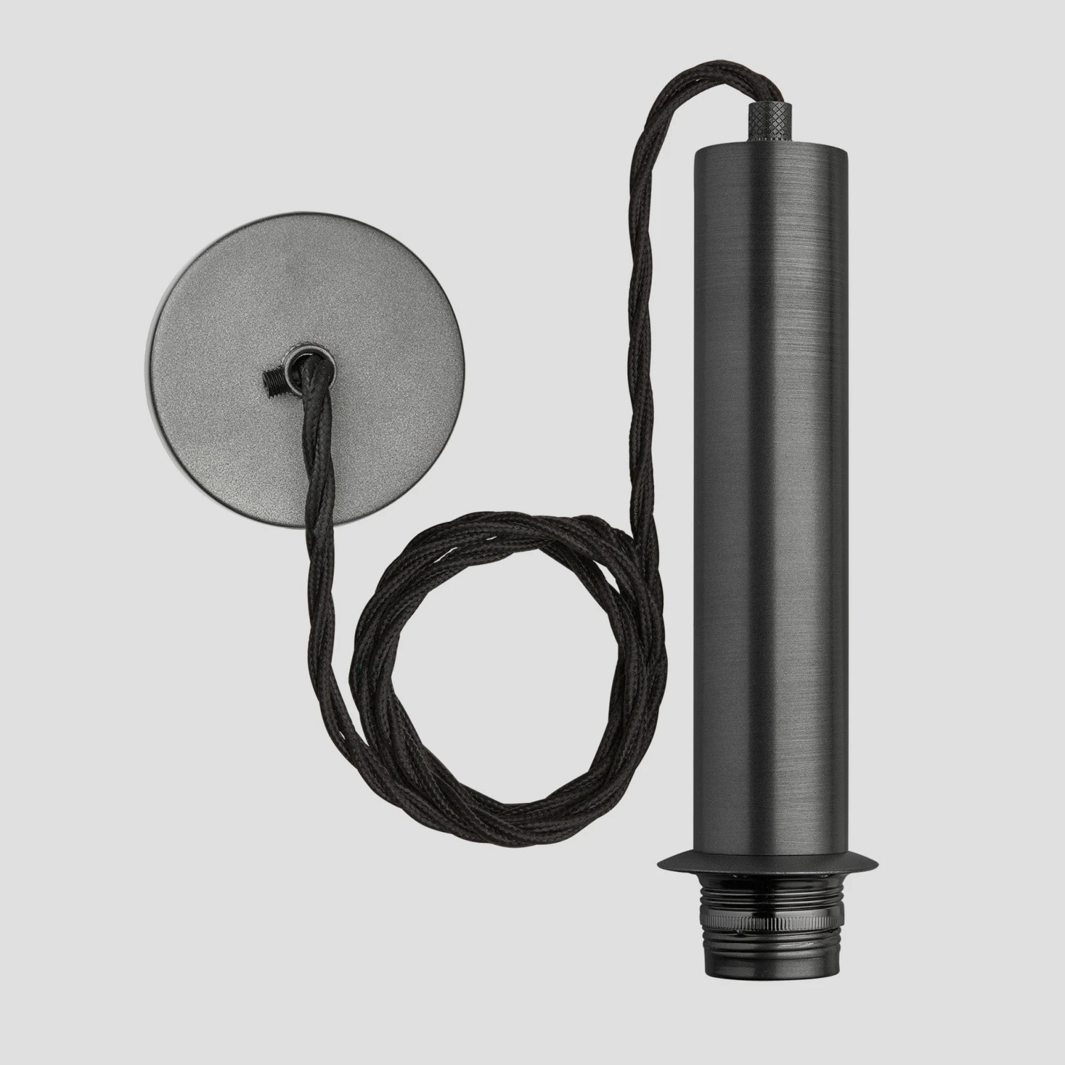 Sleek Cylinder Tinted Glass Globe Pendant Light - 7 Inch - Amber - Image 5