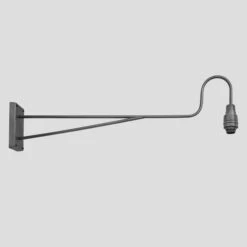 Long Arm Dome Wall Light - 8 Inch - Brass -Lumi Home Shop ESE27 Holder Pewter Industville Lighting Wall LongArm LA WL P f9e94386 8d0d 41b6 9d49 7a92fff6c192