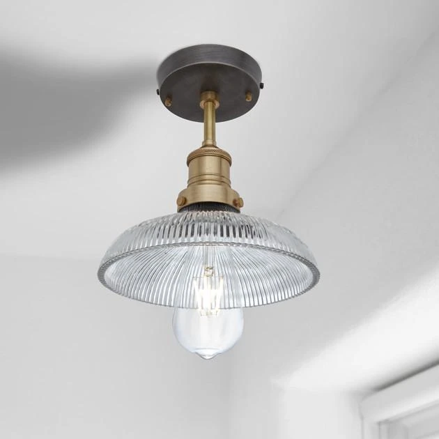 Brooklyn Glass Dome Flush Mount - 8 Inch 7 Brooklyn Glass Dome Flush Mount - 8 Inch - Image 5