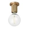 Knurled Edison Spotlight - Brass 1 Knurled Edison Spotlight - Brass -Lumi Home Shop Holder Brass Industville Lighting Spotlight FabricFlex Knurled KN ESP B G95