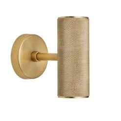 Knurled Edison Double Wall Light - Brass - Pre-order - Expected W/c 13th Of May 10 Knurled Edison Double Wall Light - Brass - Pre-order - Expected W/c 13th Of May -Lumi Home Shop Holder Brass Industville Lighting Wall FabricFlex Knurled KN EDWL B ANGLED