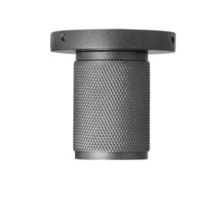 Knurled Edison Spotlight - Pewter -Lumi Home Shop Holder Pewter Industville Lighting Spotlight FabricFlex Knurled KN ESP P