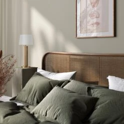 Knurled Pillar Table Lamp - Brass -Lumi Home Shop KN PILTL B W SEM INDUSTVILLE BEDROOM AdobeStock 515792209 1