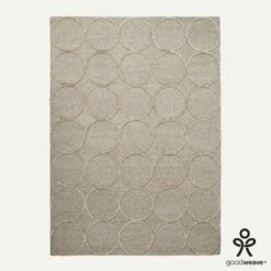 Alva Hand Tufted Wool Rug - Light Brown -Lumi Home Shop Natural Alva Handtufted Wool Light Brown Rug Industville RG 19 HTW LB v2