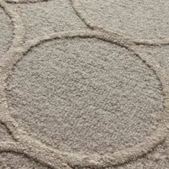 Alva Hand Tufted Wool Rug - Light Brown -Lumi Home Shop Natural Alva Handtufted Wool Light Brown Rug Industville RG 19 HTW LB Detail