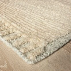 Errol Hand Knotted Wool Rug - Natural & Grey 12 Errol Hand Knotted Wool Rug - Natural & Grey -Lumi Home Shop Natural Errol Handknotted Wool Natural Grey Rug Industville RG 22 HKW N GR Corner