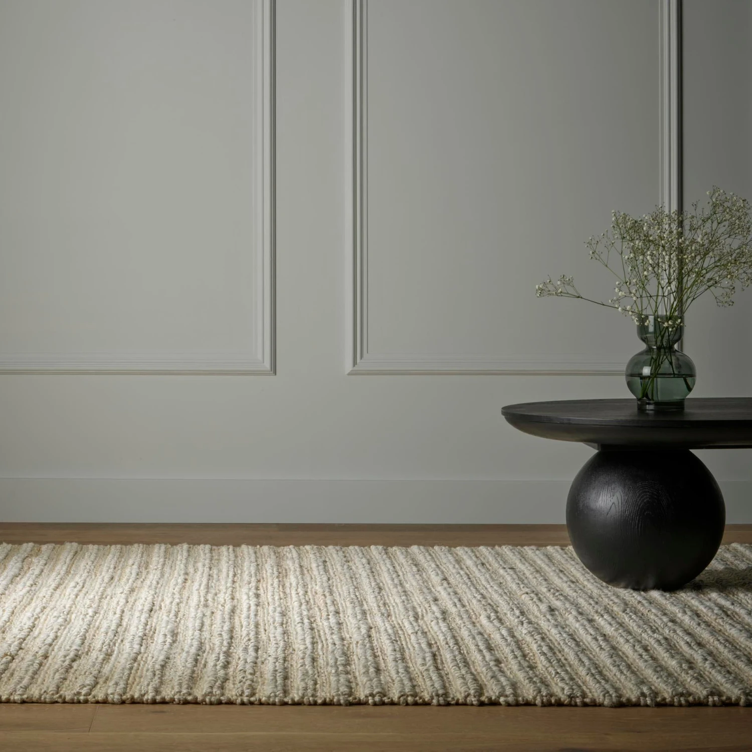 Eyton Hand Woven Jute Rug - Cream - Image 2