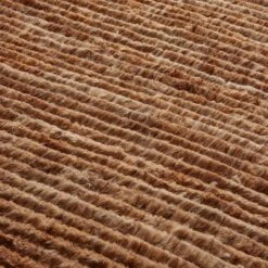 Leys Hand Knotted Jute Rug - Natural & Brown -Lumi Home Shop Natural Leys Handknotted Jute Natural Brown Rug Industville RG 23 HKJ N BR Detail