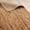 Leys Hand Knotted Jute Rug - Natural & Brown 2 Leys Hand Knotted Jute Rug - Natural & Brown -Lumi Home Shop Natural Leys Handknotted Jute Natural Brown Rug Industville RG 23 HKJ N BR Fold