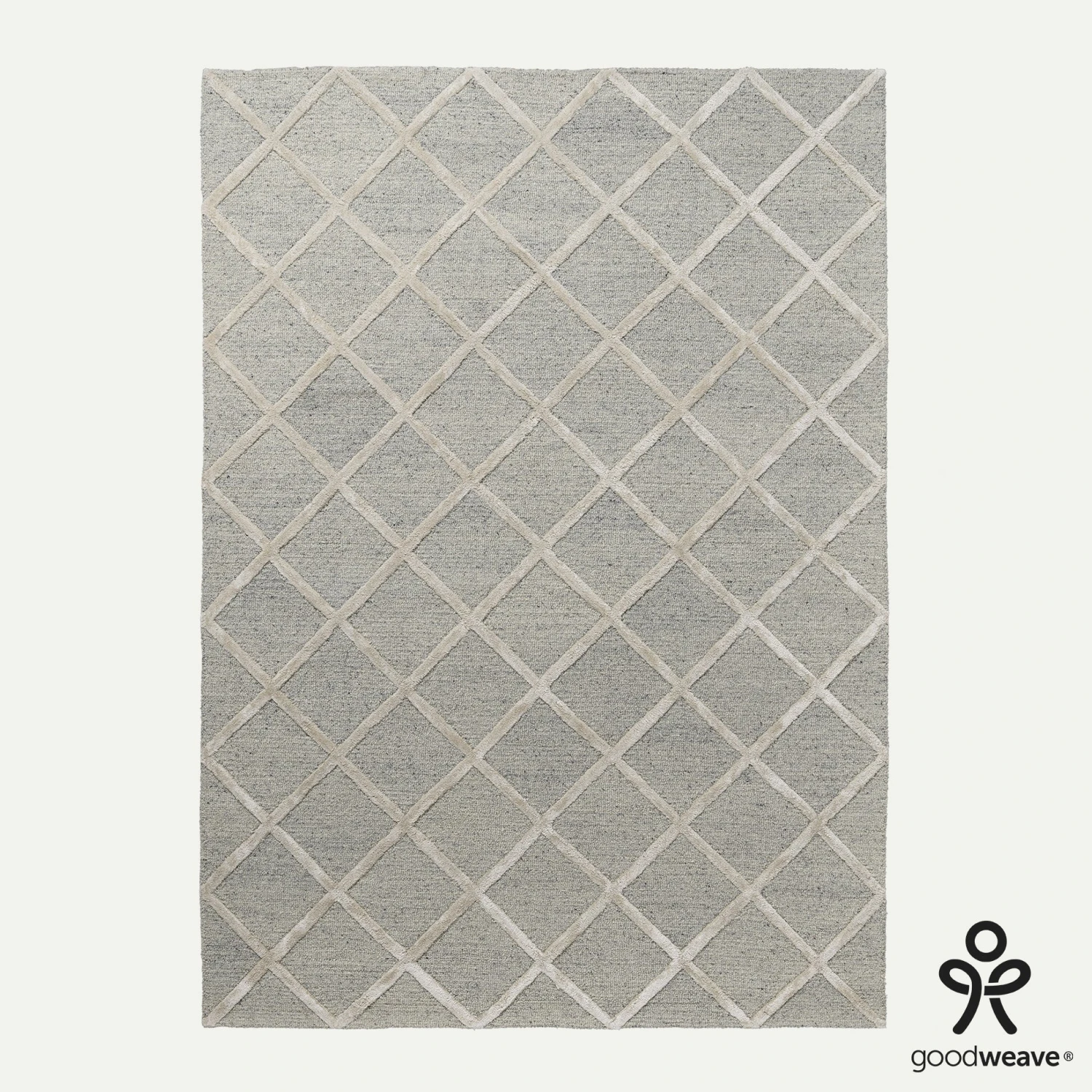 Ratho Hand Tufted Wool Rug - Grey & Cream 4 Ratho Hand Tufted Wool Rug - Grey & Cream - Image 2