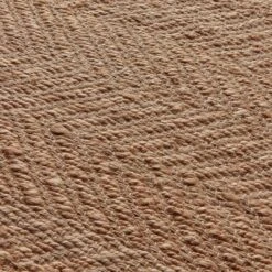 Toft Hand Woven Jute Rug - Natural -Lumi Home Shop Natural Toft Handwoven Jute Natural Rug Industville RG 4 HWJ N Detail