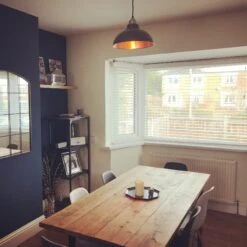 Old Factory Pendant - 12 Inch - Pewter & Copper -Lumi Home Shop OF P12 Industville RESIDENTIAL DININGROOM boyer229