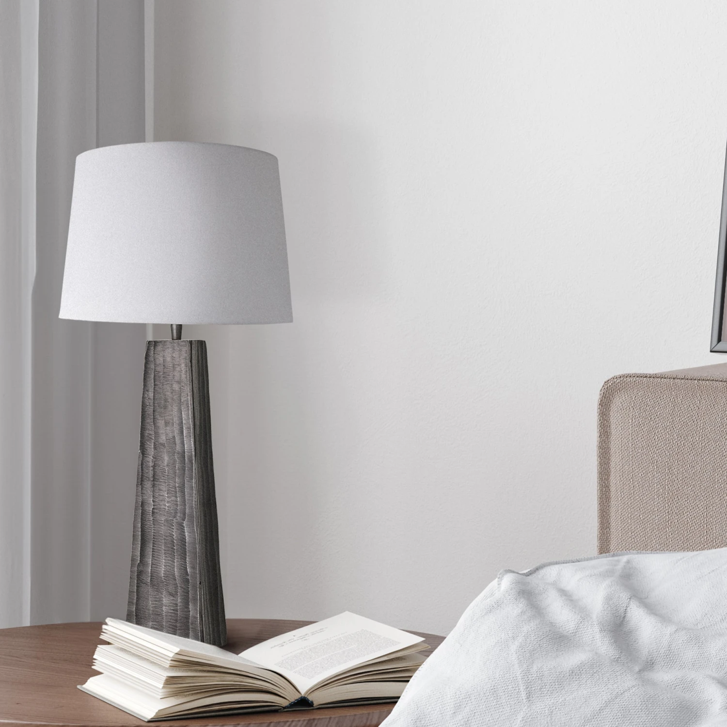 Ornate Obelisk Table Lamp - Pewter - Base Only 3 Ornate Obelisk Table Lamp - Pewter - Base Only