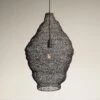 Beehive Wire Cage Metal Mesh Pendant Light - Diamond - Pewter -Lumi Home Shop Pendant Pewter Industville Lighting Diamond Beehive BE WCMP DI P TexturedBG