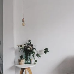 Sleek Edison Pendant - 1 Wire - Copper -Lumi Home Shop SL 1WP Industville HALLWAY LIVINGROOM RESIDENTIAL ivy.cottage