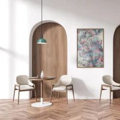 Sleek Dome Pendant - 8 Inch - Turquoise 12 Sleek Dome Pendant - 8 Inch - Turquoise -Lumi Home Shop SL DP8 T BKH INDUSTVILLE B2B CAFFEE AdobeStock 1