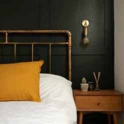 Sleek Edison Wall Light - Brass 36 Sleek Edison Wall Light - Brass -Lumi Home Shop SL EWL B BEDROOM YELLOW GREEN dslandanddevelopment 1