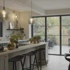 Sleek Tinted Glass Schoolhouse Pendant - 10 Inch - Smoke Grey -Lumi Home Shop SL TGL SHP10 SG BH SL TGL SHWL5 SG BH 1