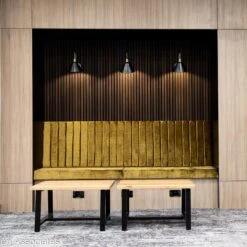 Swan Neck Cone Wall Light - 8 Inch - Pewter - Pre-order - Expected W/c 20th Of May -Lumi Home Shop SN CWL8 P INDUSTVILLE B2B HOTEL BAR RESTAURANT OwenAssociates owenassociatesinteriors 3