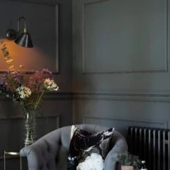 Swan Neck Cone Wall Light - 8 Inch - Pewter - Pre-order - Expected W/c 20th Of May -Lumi Home Shop SN CWL8 P Industville RESIDENTIAL LIVING ROOM FawnInteriorsStudio