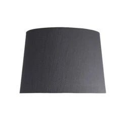Empire - Large - Grey Dupion Silk - Lampshade Only -Lumi Home Shop Shade Grey Dupion Silk Lighting Large Empire EM L GRDS LSO front