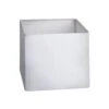 Cube - Small - White Dupion Silk - Lampshade Only -Lumi Home Shop Shade White Dupion Silk Industville Lighting Cube CU S WDS LSO angled v2