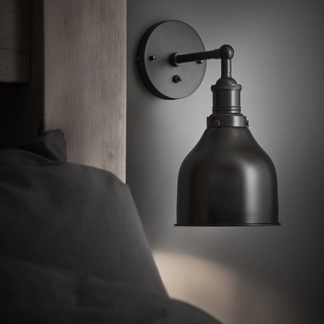 Brooklyn Cone Wall Light - 7 Inch - Black 9 Brooklyn Cone Wall Light - 7 Inch - Black - Image 7