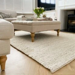 Nash Hand Woven Jute Rug - Cream 12 Nash Hand Woven Jute Rug - Cream -Lumi Home Shop hoops and home