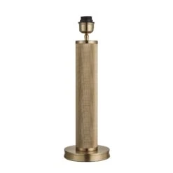 Knurled Pillar Table Lamp - Brass -Lumi Home Shop table lamp base knurled pillar brass industville lighting KN PILTL B BO 1bcac4f3 c353 4705 a16c 37991cac3199