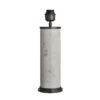 Marble Pillar Cylinder Table Lamp - White With Pewter - Base Only -Lumi Home Shop table lamp base marble pillar cylinder white pewter industville lighting MA PIL CYTL W P BO e147249c aea1 426a 8875 12edf3e603e2