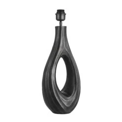 Ornate Ellipse Table Lamp - Pewter - Base Only -Lumi Home Shop table lamp base ornate ellipse pewter industville lighting ORN ELTL P BO angled