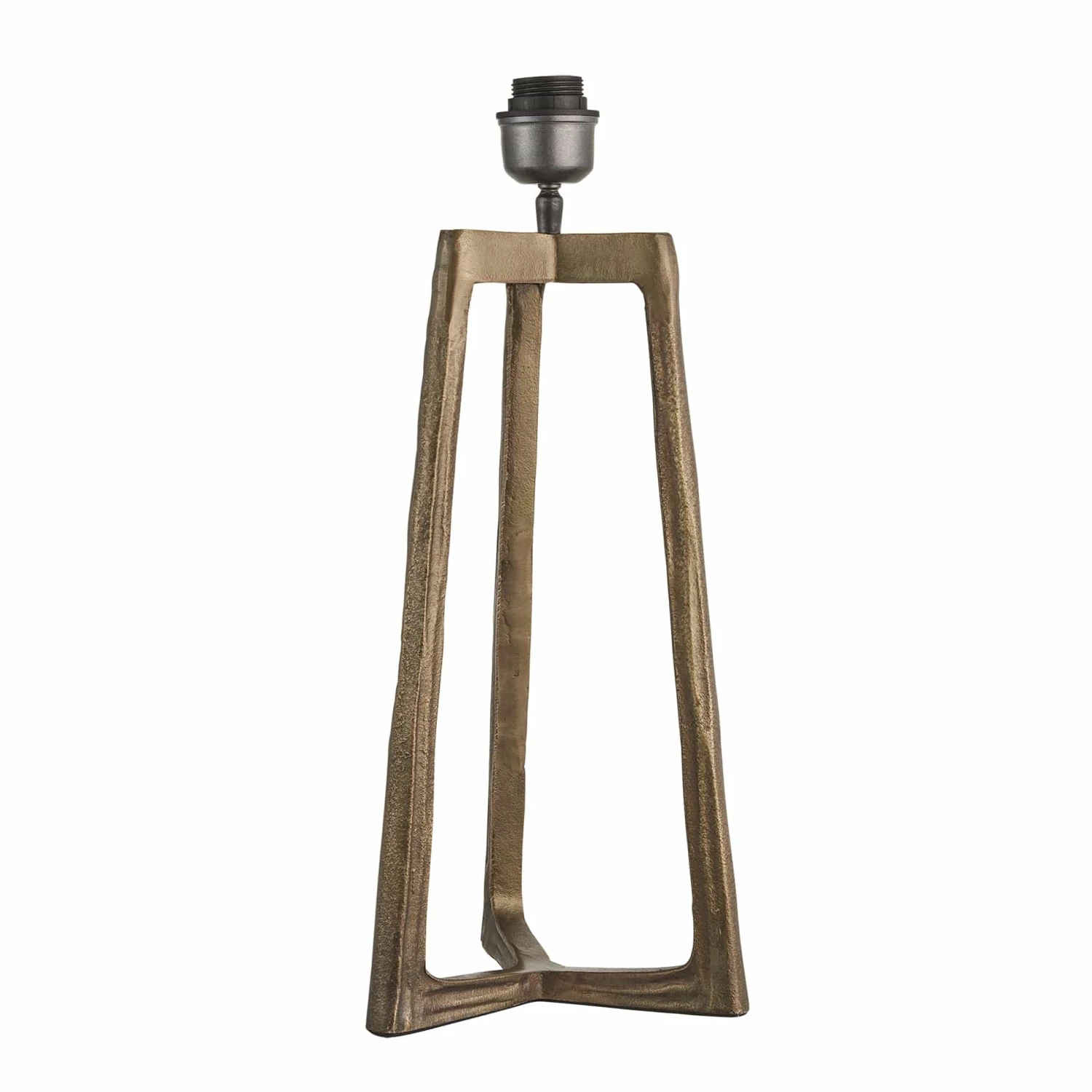 Ornate Tripod Table Lamp - Brass - Base Only - Image 3