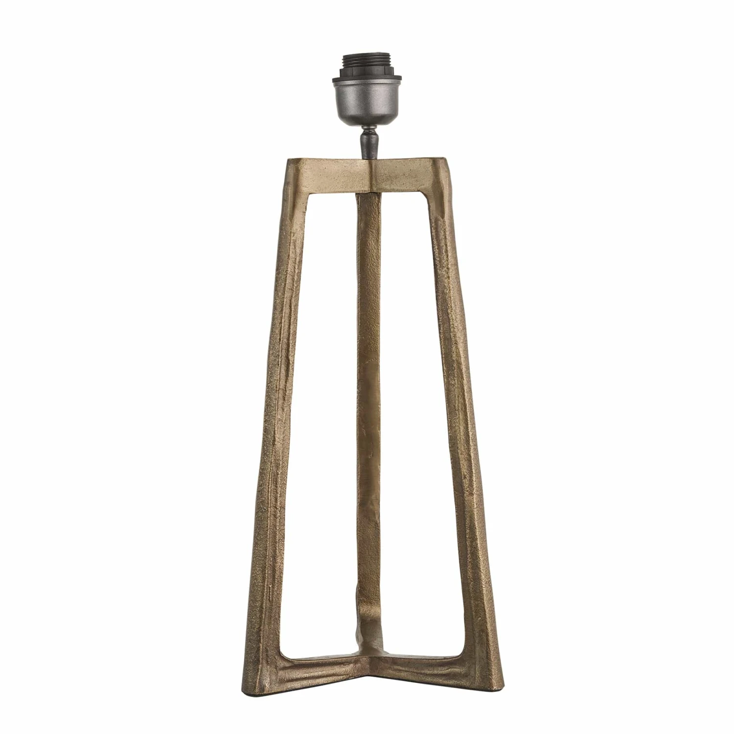 Ornate Tripod Table Lamp - Brass - Base Only - Image 2