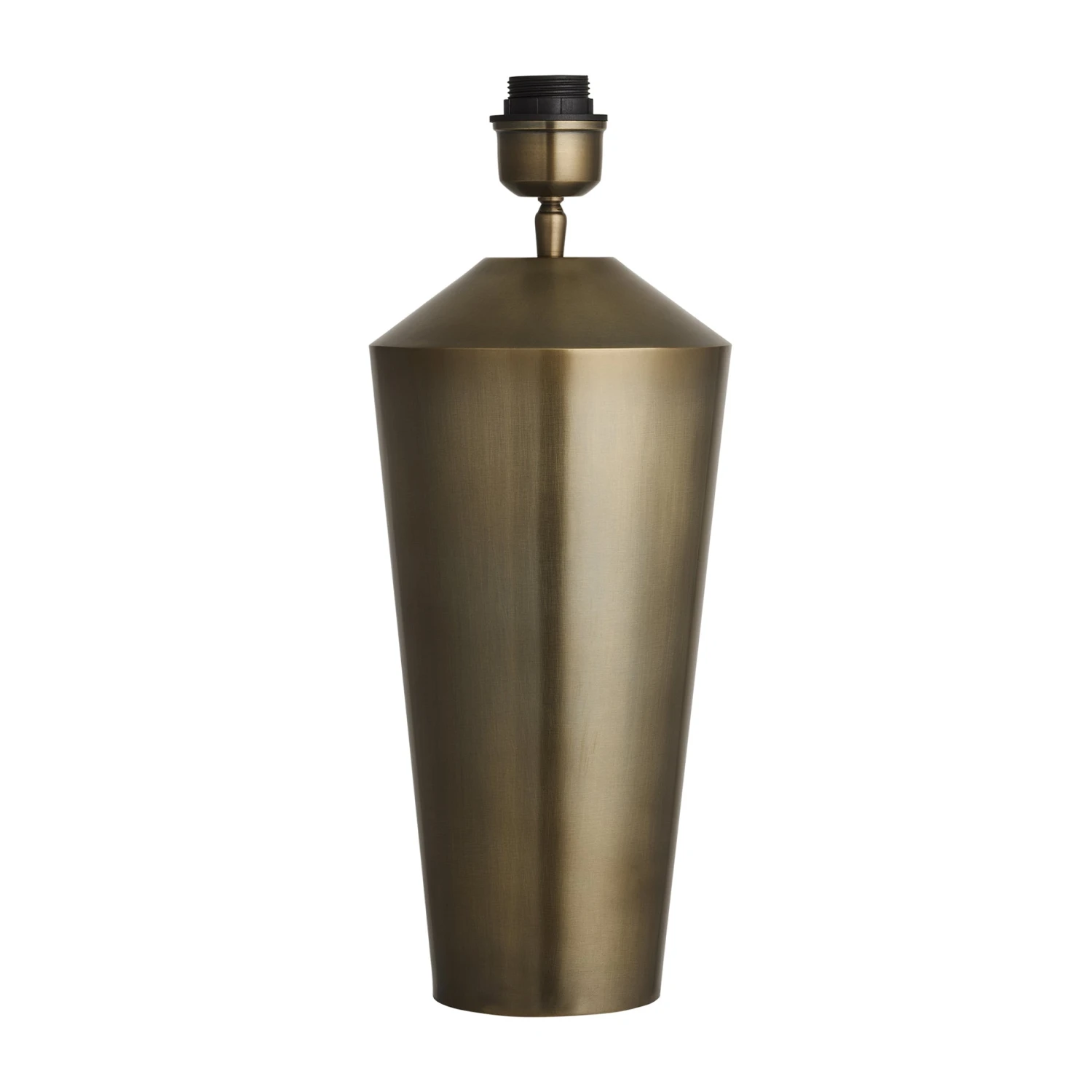 Pillar Geometric Cone Table Lamp - Brass - Base Only - Image 2