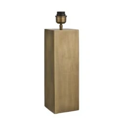 Pillar Square Table Lamp - Brass -Lumi Home Shop table lamp base pillar geometric square brass PIL GE SQTL B BO angled 2c8a4152 c1a2 44e1 aff5 28956d750c7a