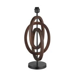 Wooden Geometric Circle Table Lamp - Walnut 34 Wooden Geometric Circle Table Lamp - Walnut -Lumi Home Shop table lamp base wooden geometric circle walnut WO GE CITL WN BO front f0325c96 9551 40a3 b112 572ed0d607e7