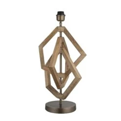 Wooden Geometric Polygon Table Lamp - Natural 37 Wooden Geometric Polygon Table Lamp - Natural -Lumi Home Shop table lamp base wooden geometric polygon natural WO GE POTL N BO front 664f1389 eb66 42e5 aa59 9abd79b7c4ff
