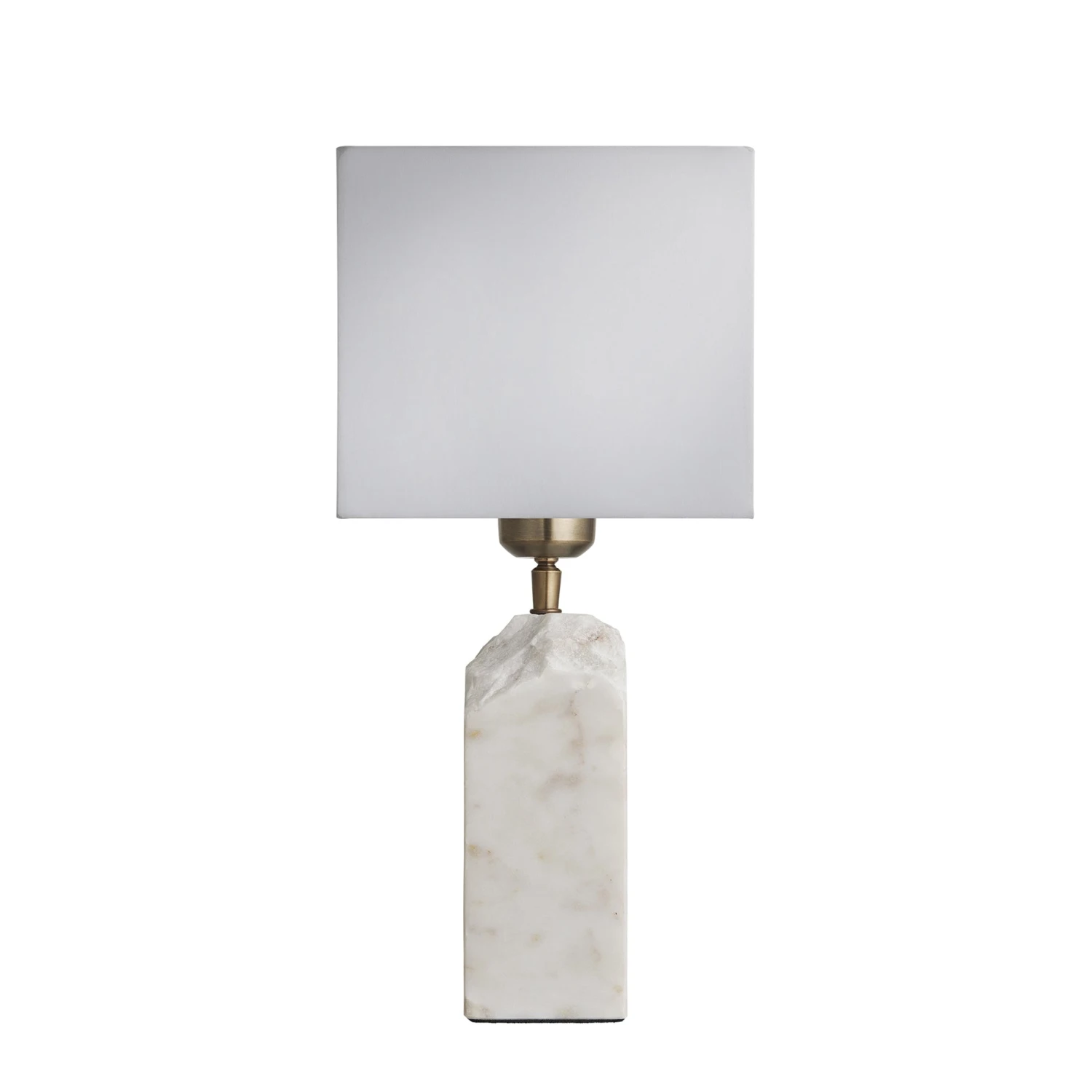 Marble Medium Ridge Table Lamp - White - Image 5