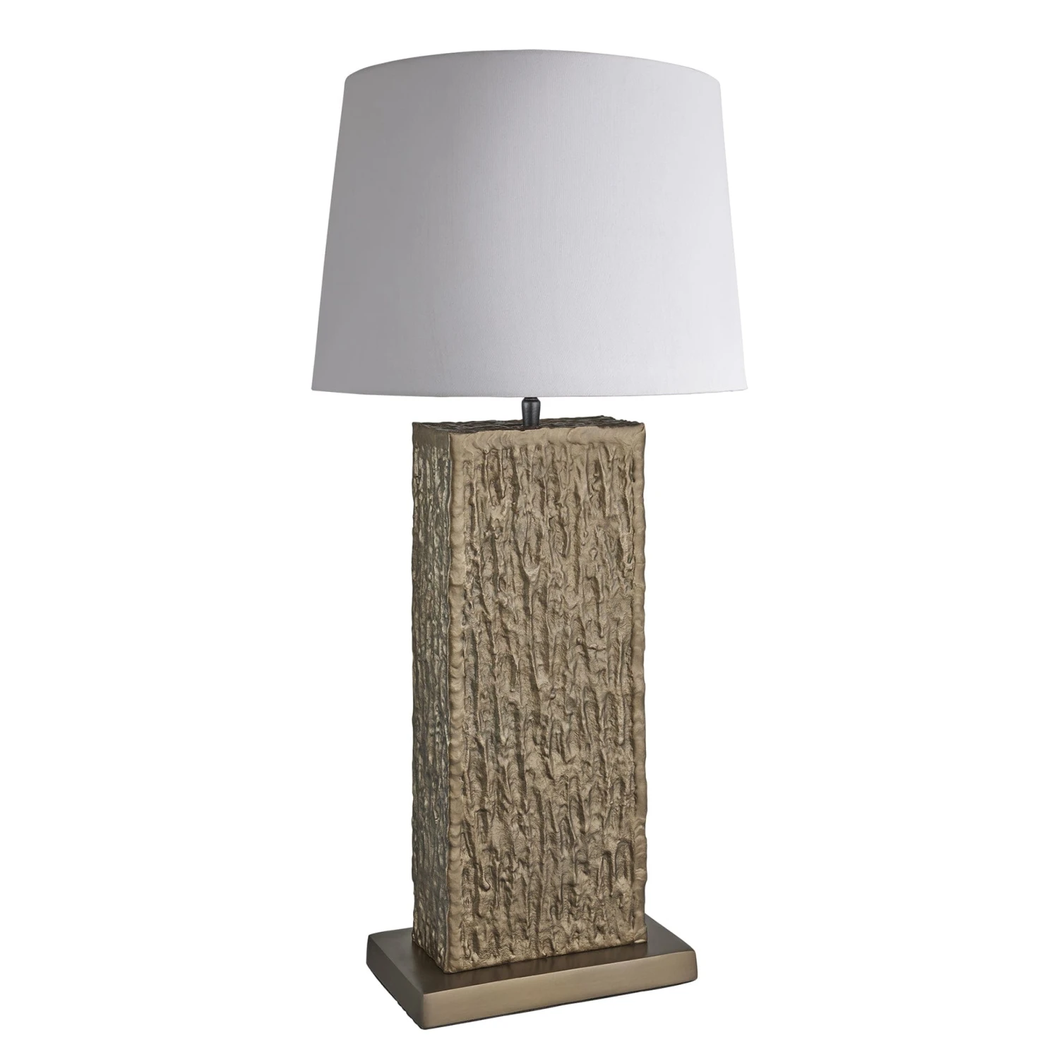 Ornate Column Table Lamp - Brass - Image 13