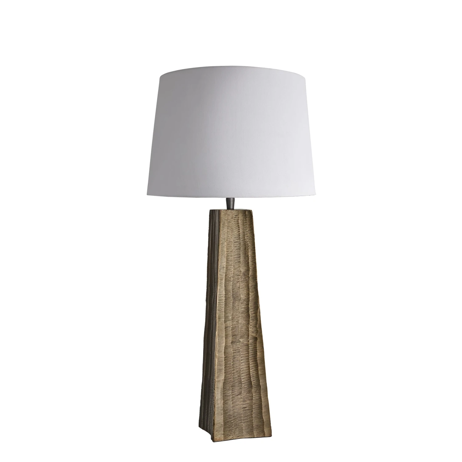 Ornate Obelisk Table Lamp - Brass - Image 8