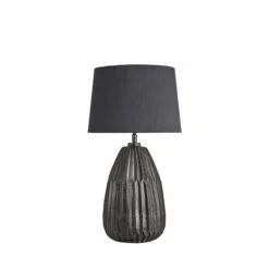 Ornate Thistle Table Lamp - Pewter -Lumi Home Shop table lamp ornate thistle pewter small empire grey industville ORN THTL P GR SEM