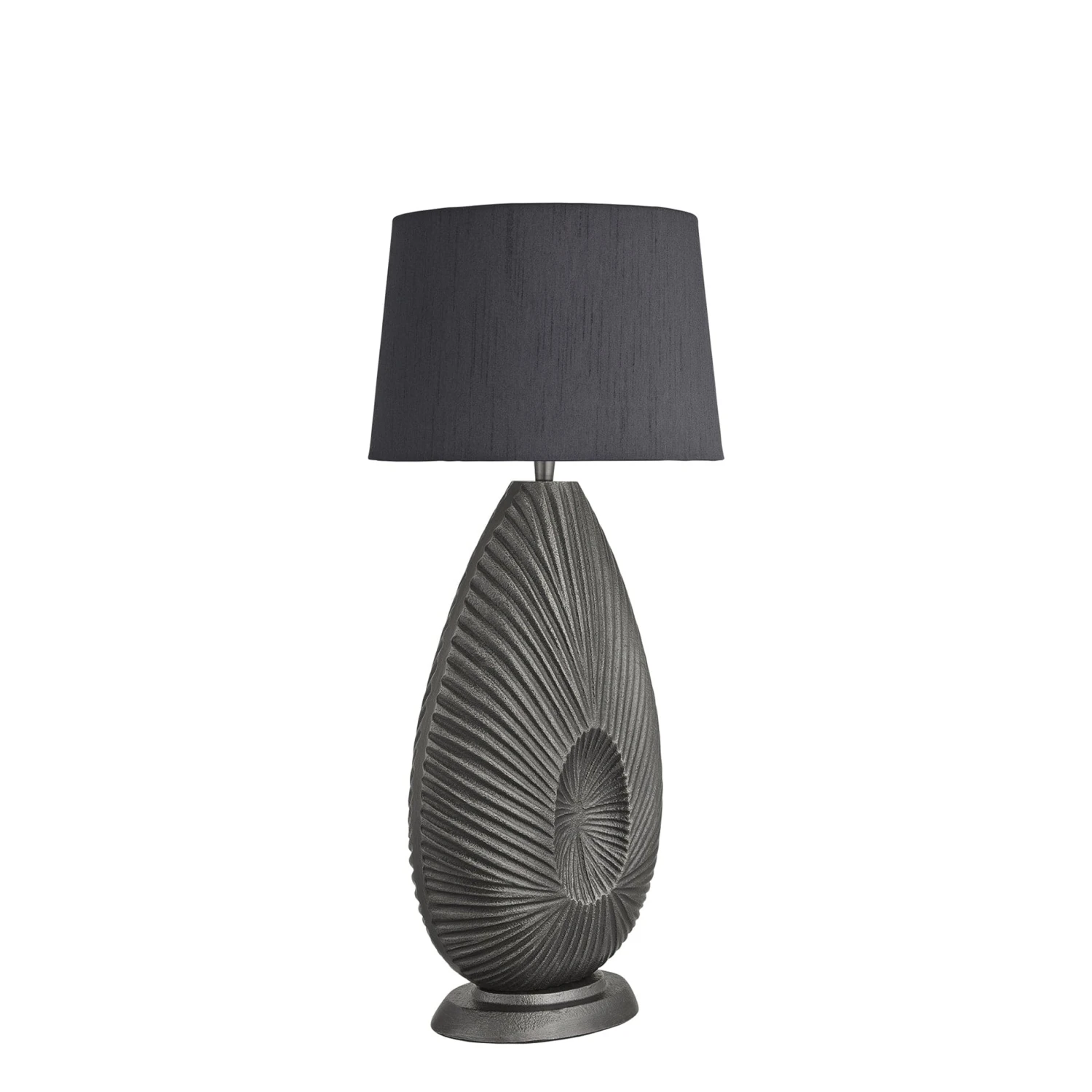 Ornate Tulip Table Lamp - Pewter 13 Ornate Tulip Table Lamp - Pewter - Image 11