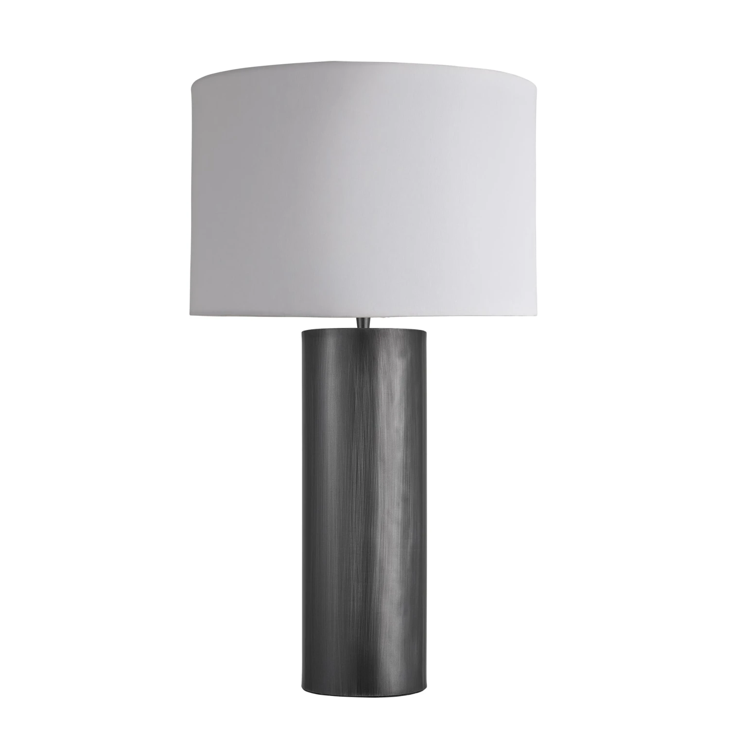 Pillar Cylinder Table Lamp - Pewter 6 Pillar Cylinder Table Lamp - Pewter - Image 4