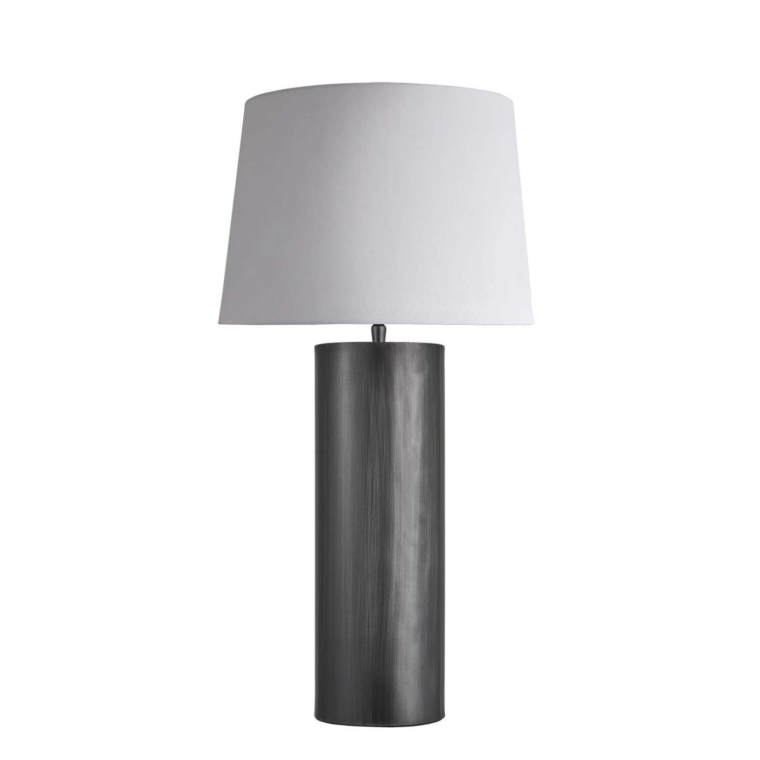 Pillar Cylinder Table Lamp - Pewter 8 Pillar Cylinder Table Lamp - Pewter - Image 6
