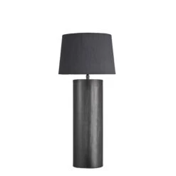 Pillar Cylinder Table Lamp - Pewter 16 Pillar Cylinder Table Lamp - Pewter -Lumi Home Shop table lamp pillar cylinder pewter shade sml empire grey PIL GE CYTL P GR SEM